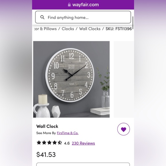 Large Clock - Picture 3 of 4